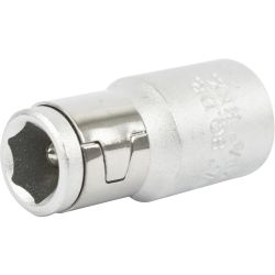 Socket Adaptor Coupler 1/4'f Sq X 1/4'f Hex Bulk